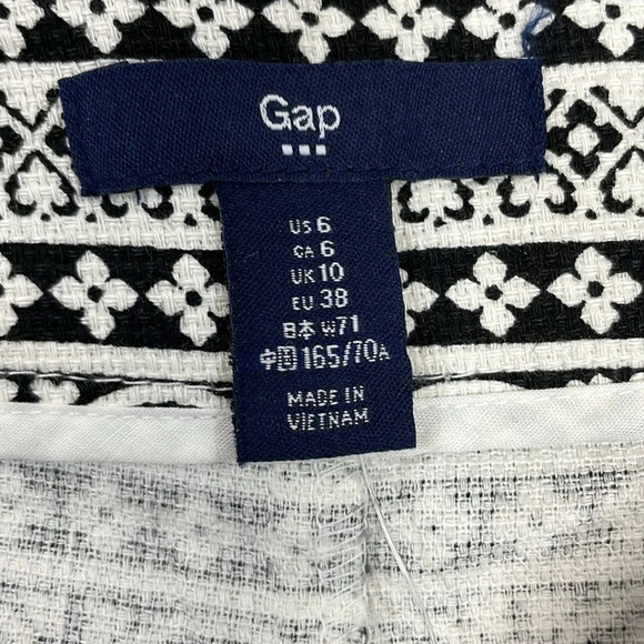 GAP Black and White High Waist Women Shorts - Picture 11 of 13